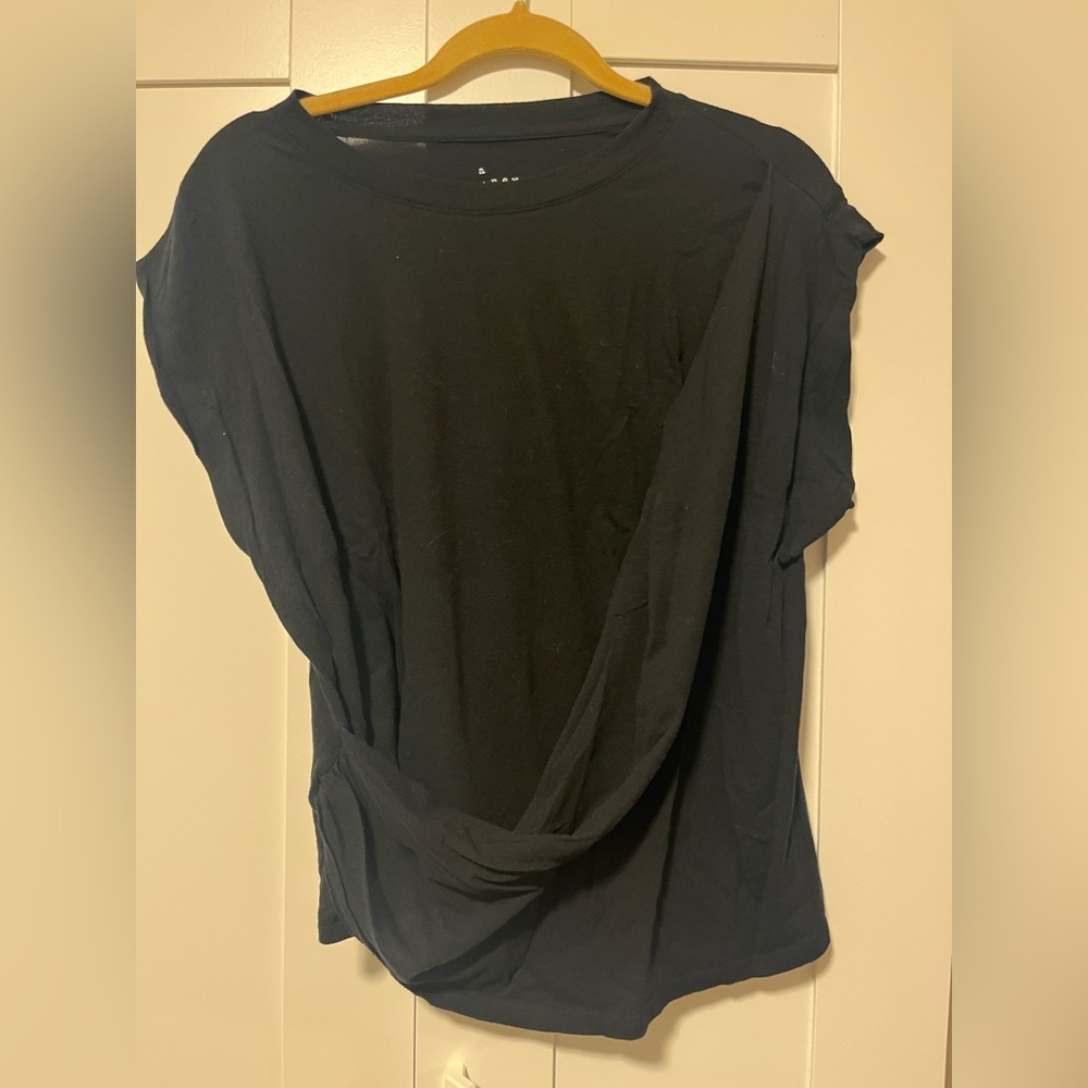 a new day Black Crew Neck Tee